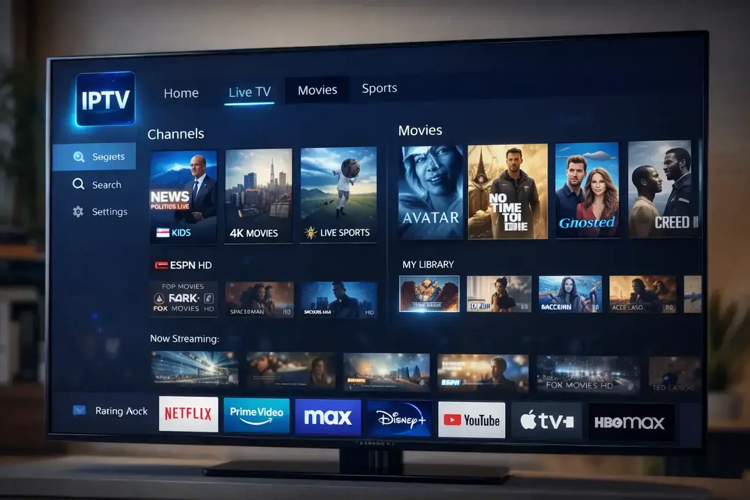 installer iptv lg smart tv maroc