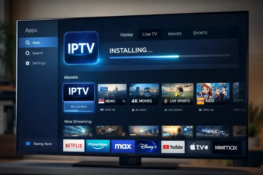 installer iptv samsung smart tv maroc