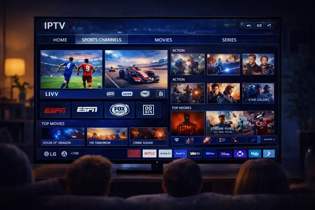 iptv maroc chaines sport films series